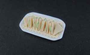 platter cucumber sandwiches